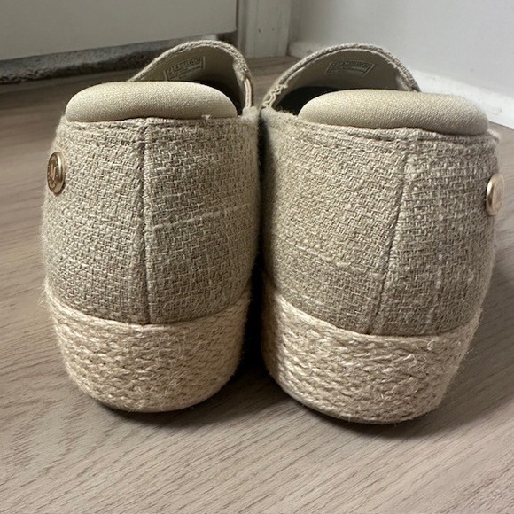 Skechers Martha Stewart Marley‎ Natural Espadrille Slip On Comfort Shoes Sz 7 - Picture 6 of 10